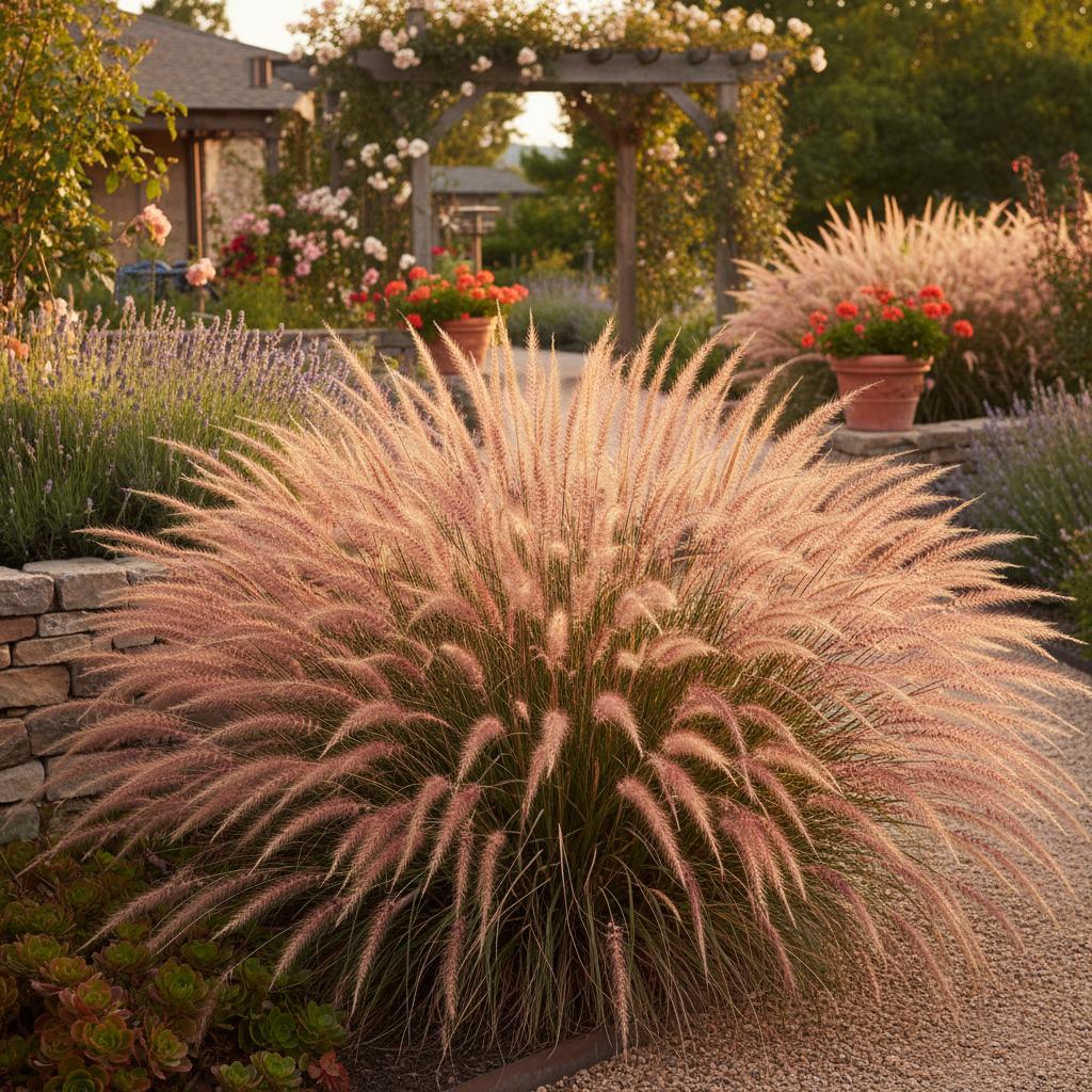 Penniseto setaceo (Erba fontana) (Pennisetum setaceum)