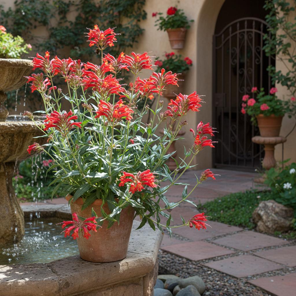 Pentstemo a fiori beccati (Penstemon rostriflorus)