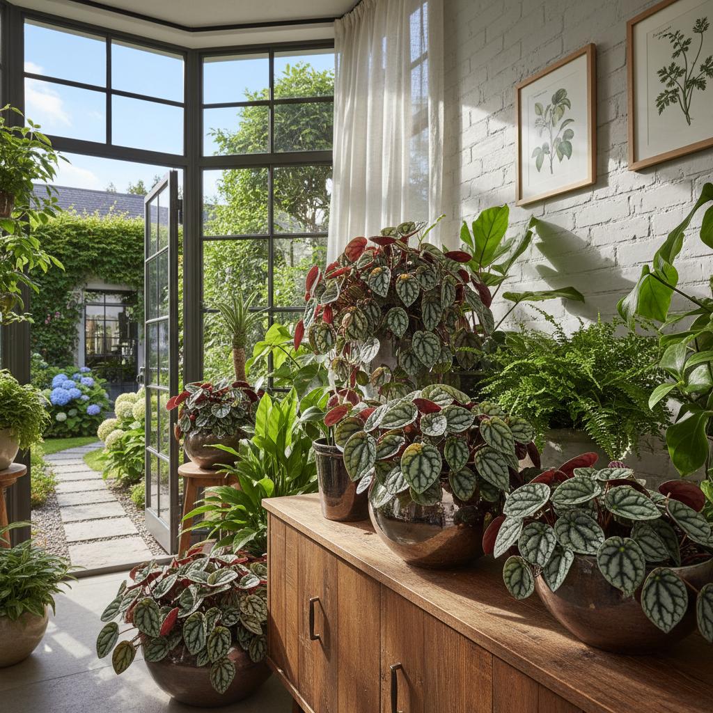 Peperomia metallica (Peperomia 'metallica')