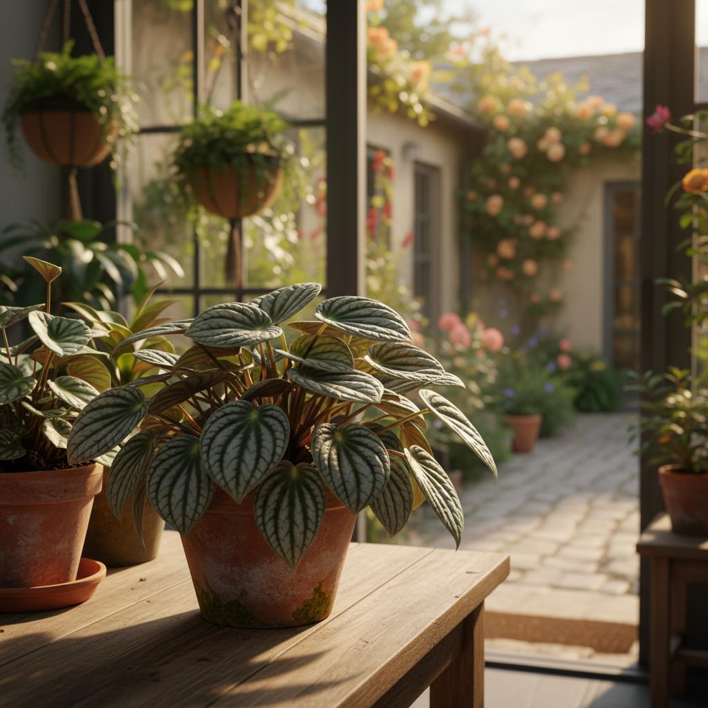 Peperomia Piccolo Banda (Peperomia albovittata 'Piccolo Banda')