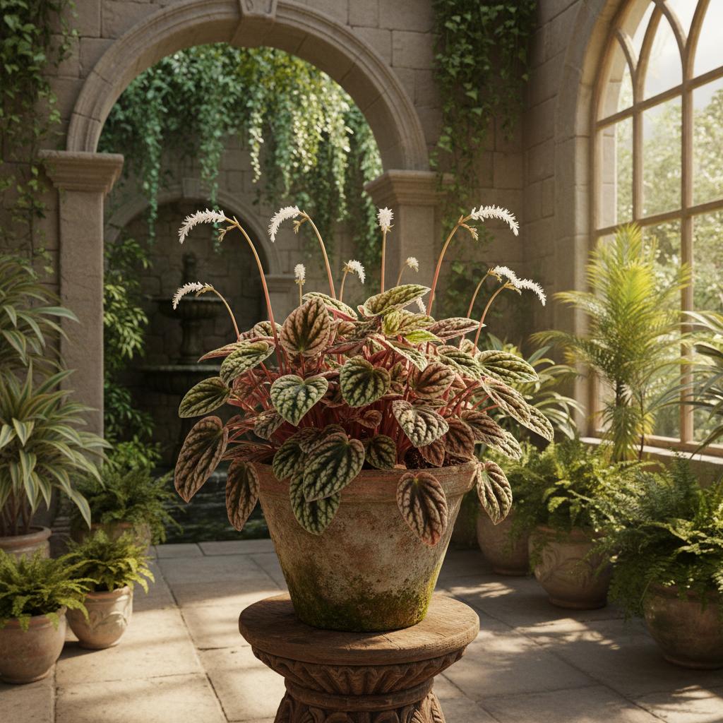 Peperomia 'Pink Lady' (Peperomia caperata 'Pink Lady')