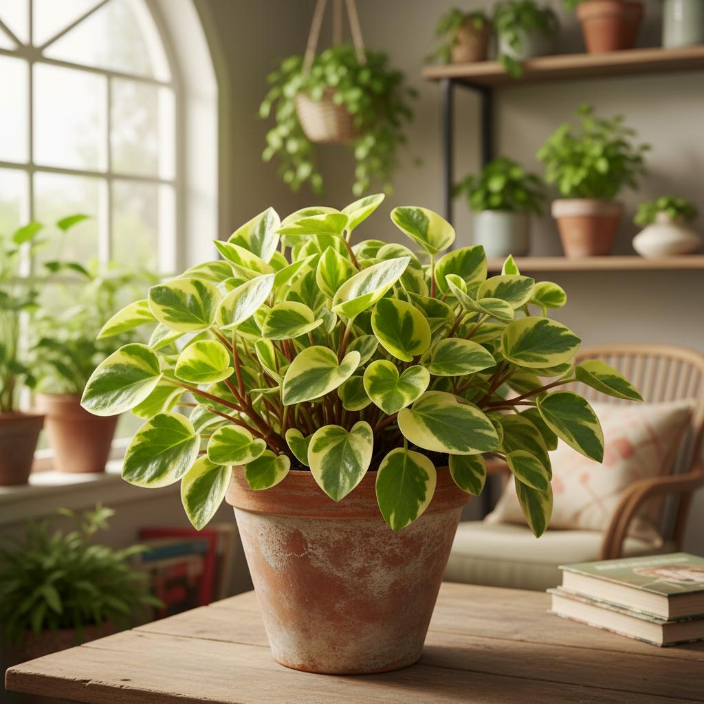 Peperomia Limone-Lime (Peperomia clusiifolia 'Lemon Lime')