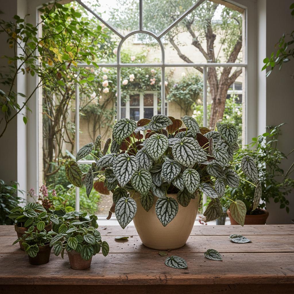 Peperomia 'Frost' (Peperomia caperata 'Frost')