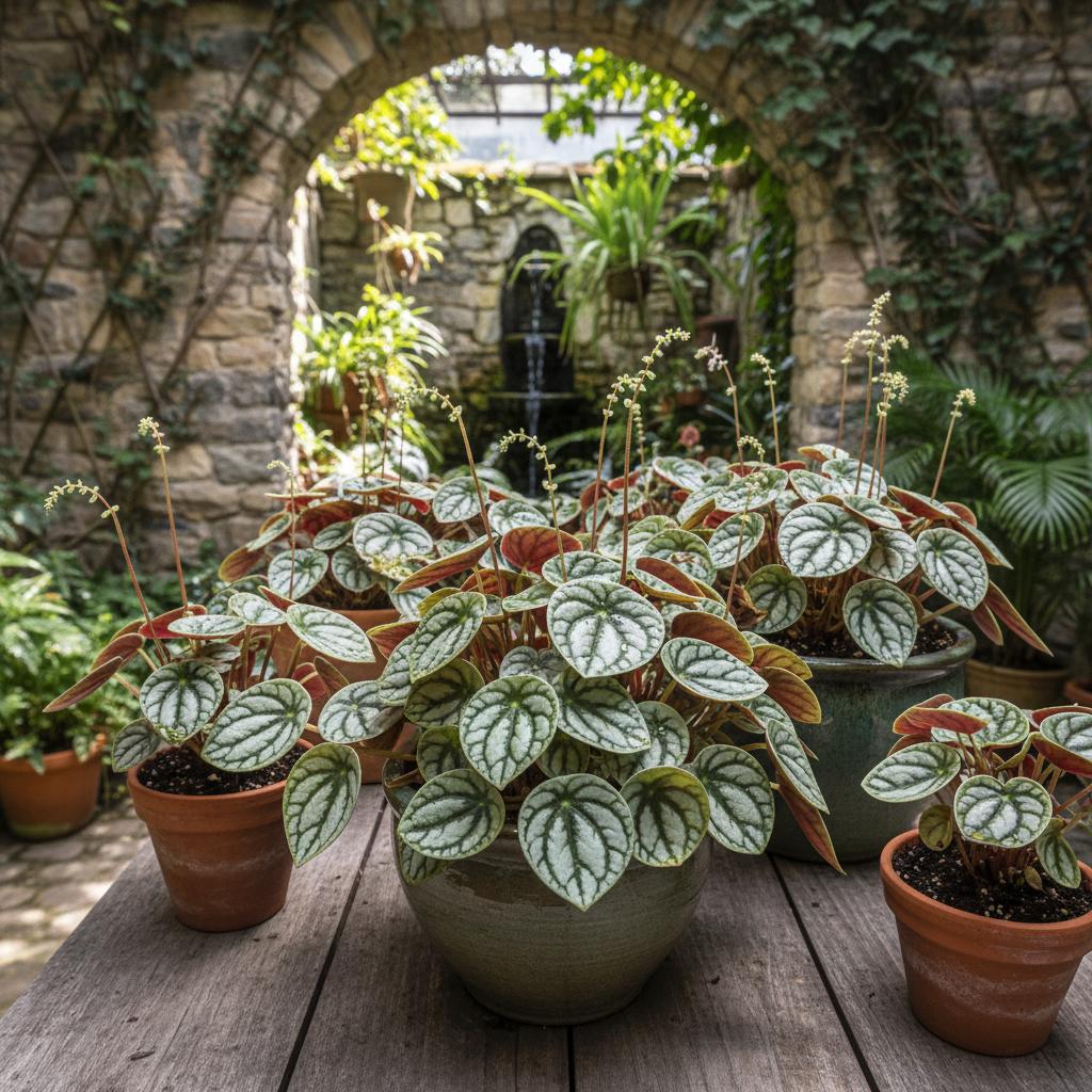 Peperomia zebrata (Peperomia argyreia)