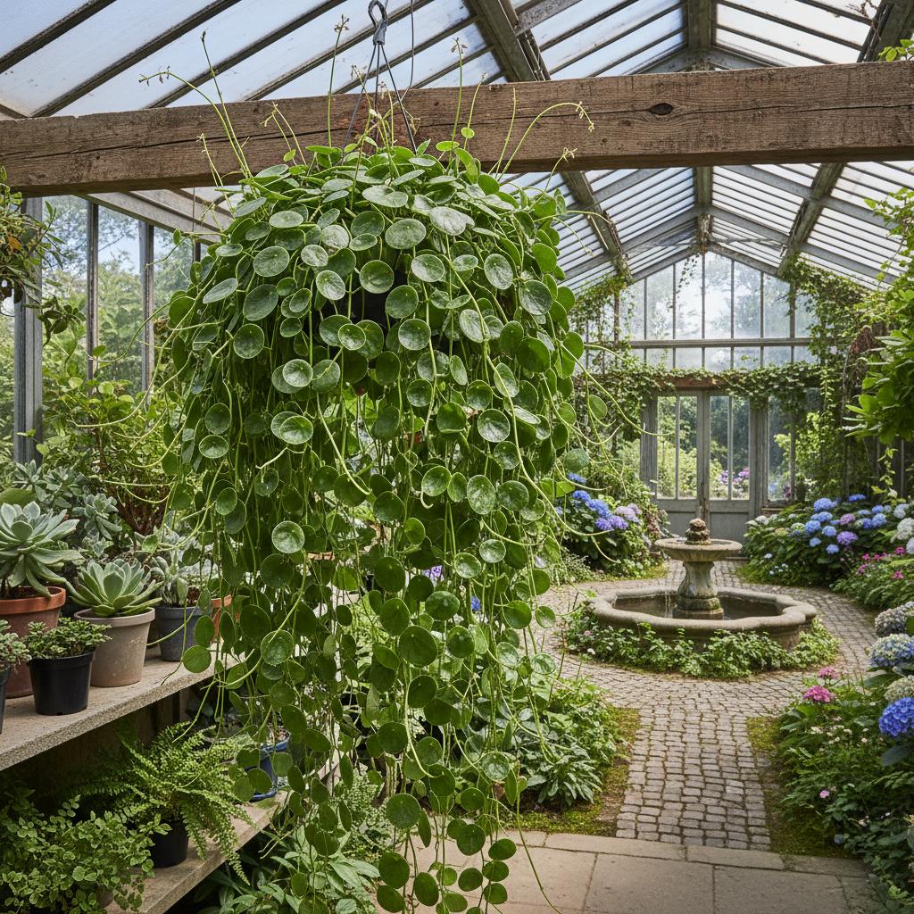 Peperomia rotonda (Pianta di pepe rotonda) (Peperomia rotundifolia)