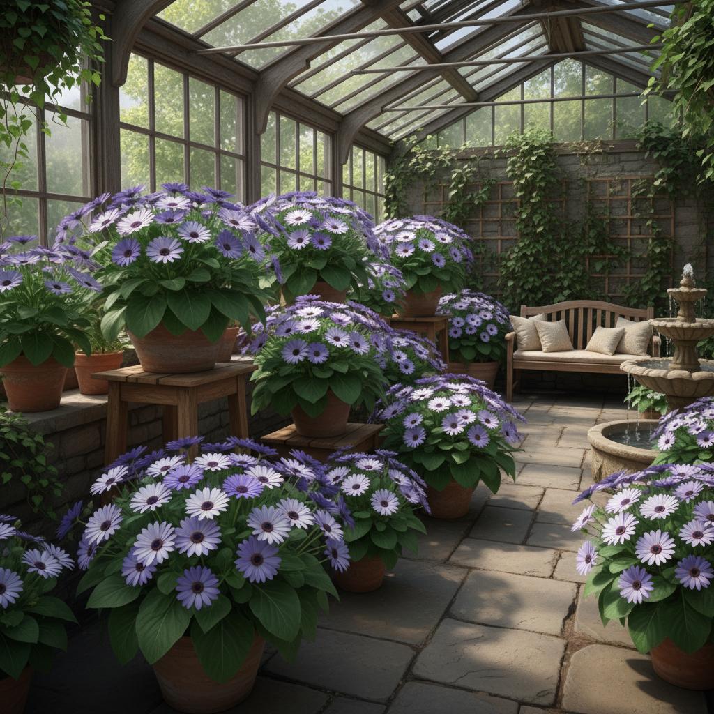 Kanarische Cinerarie (Pericallis steetzii)