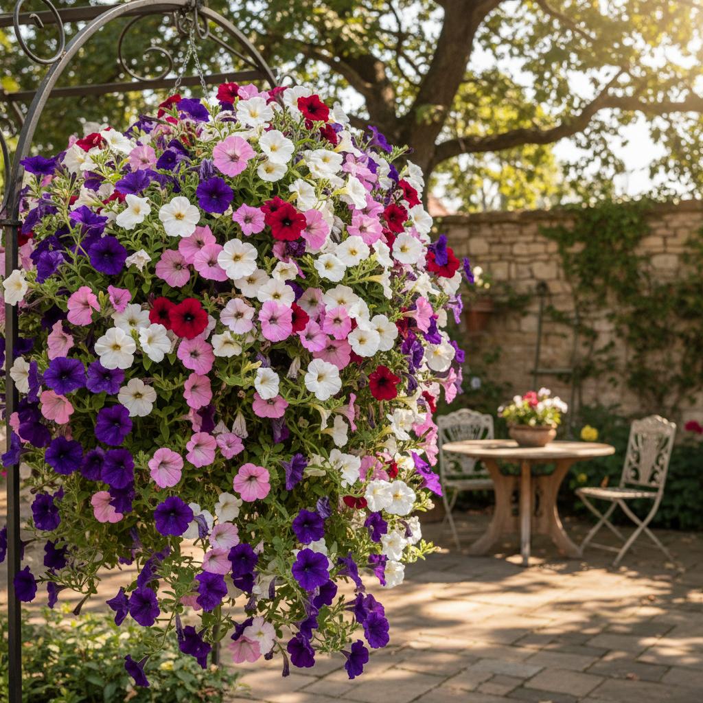 Petunia ibrida (Petunia) (Petunia hybrid)