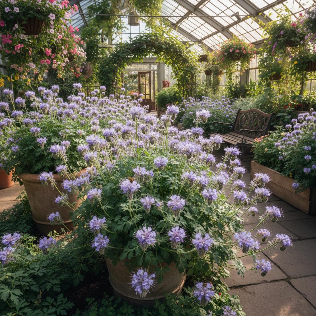 Facelia delle api (Facelia tanacetoide) (Phacelia tanacetifolia)