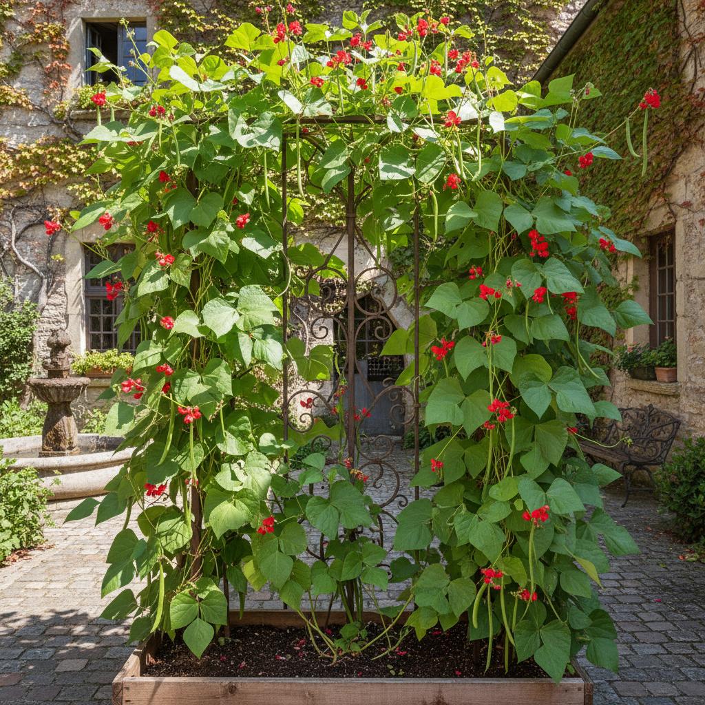 Fagiolo rampicante rosso (Phaseolus coccineus)