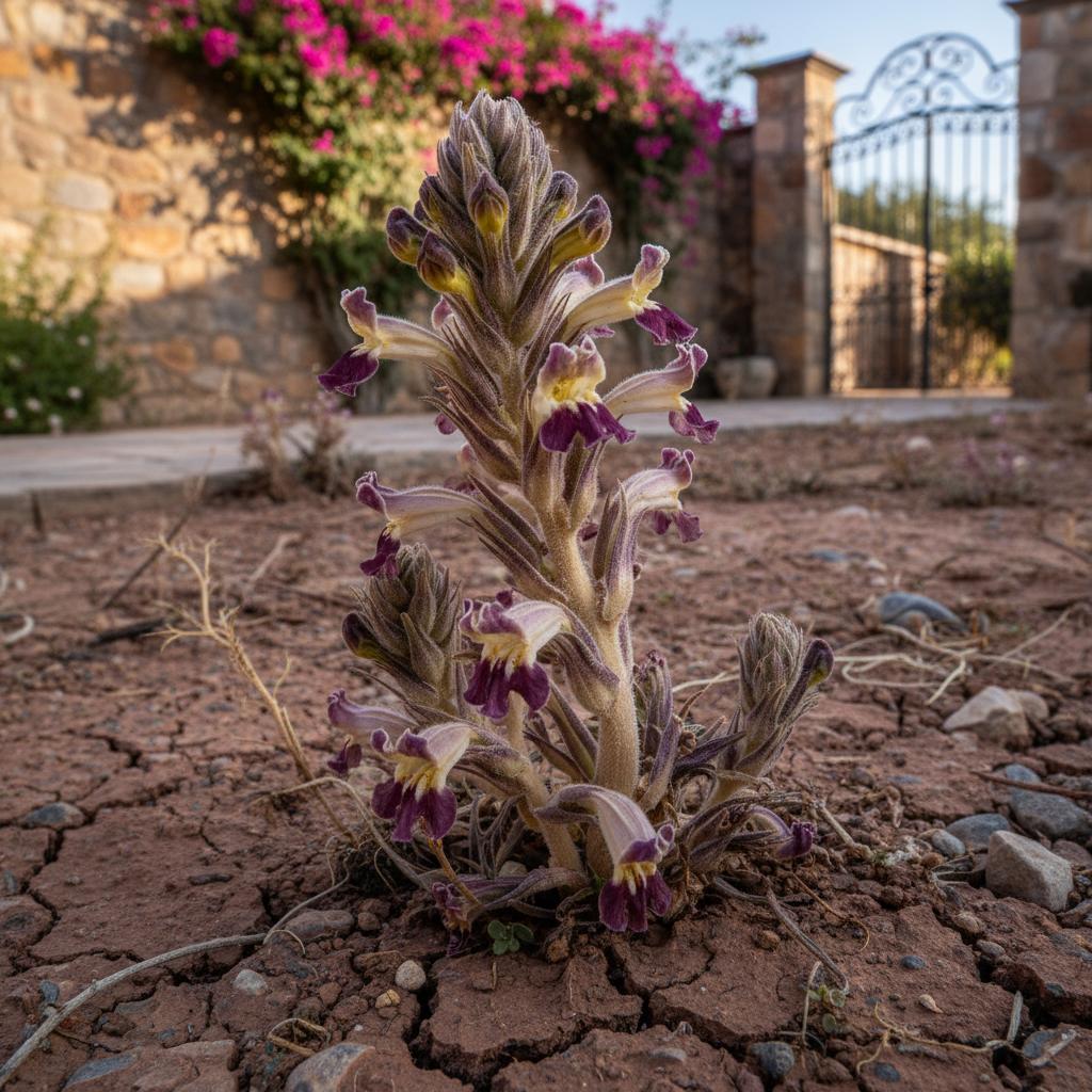 Rapuncolo nano parassita (Phelipanche nana)