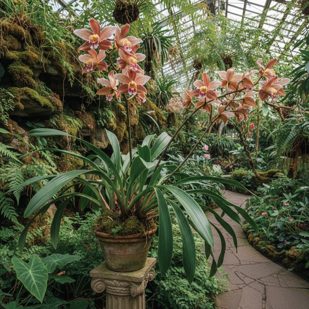 Orchidea di Tancarville (Orchidea gigante terrestre) (Phaius tancarvilleae)