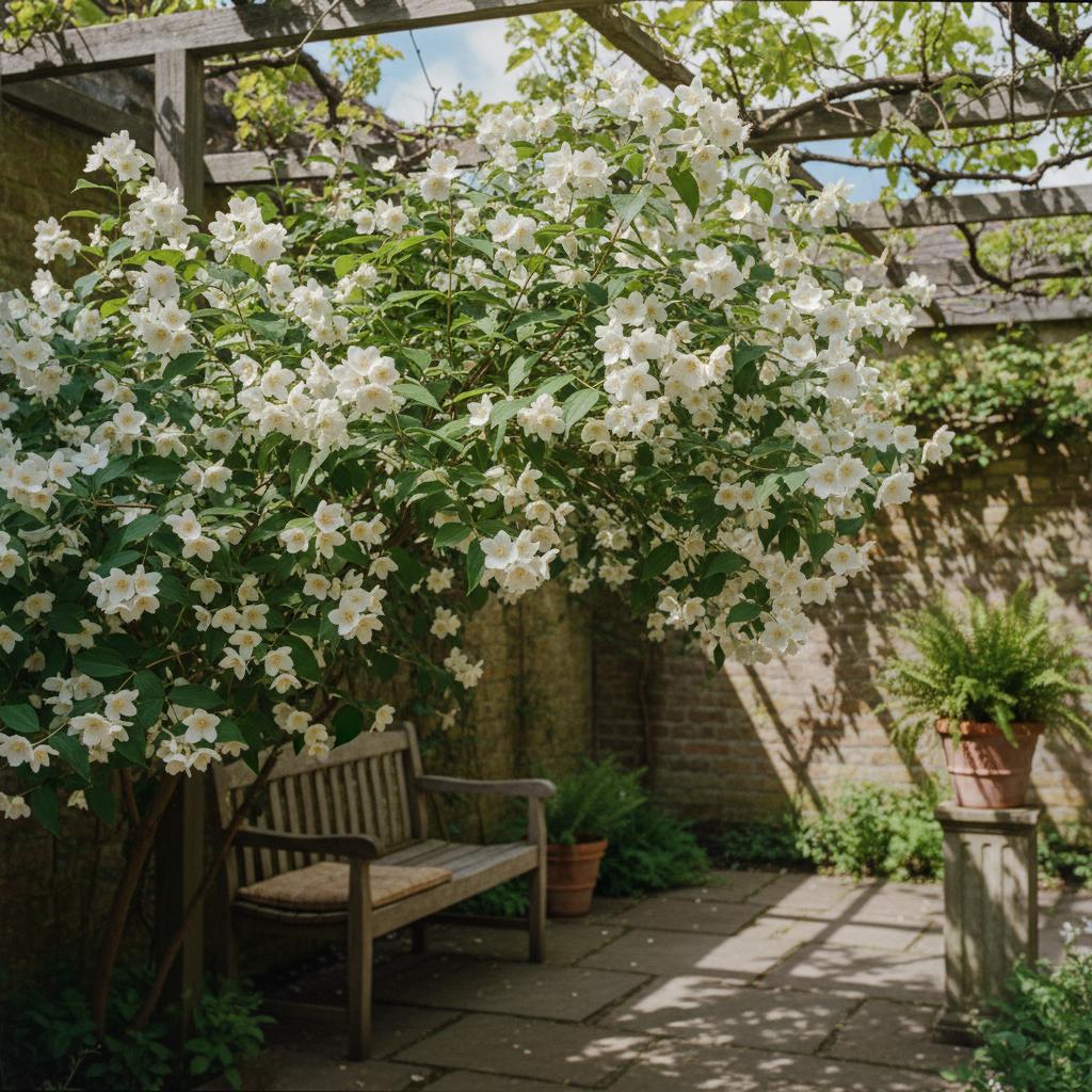 Fior di arancio falso (Filadelfo coronario) (Philadelphus coronarius)