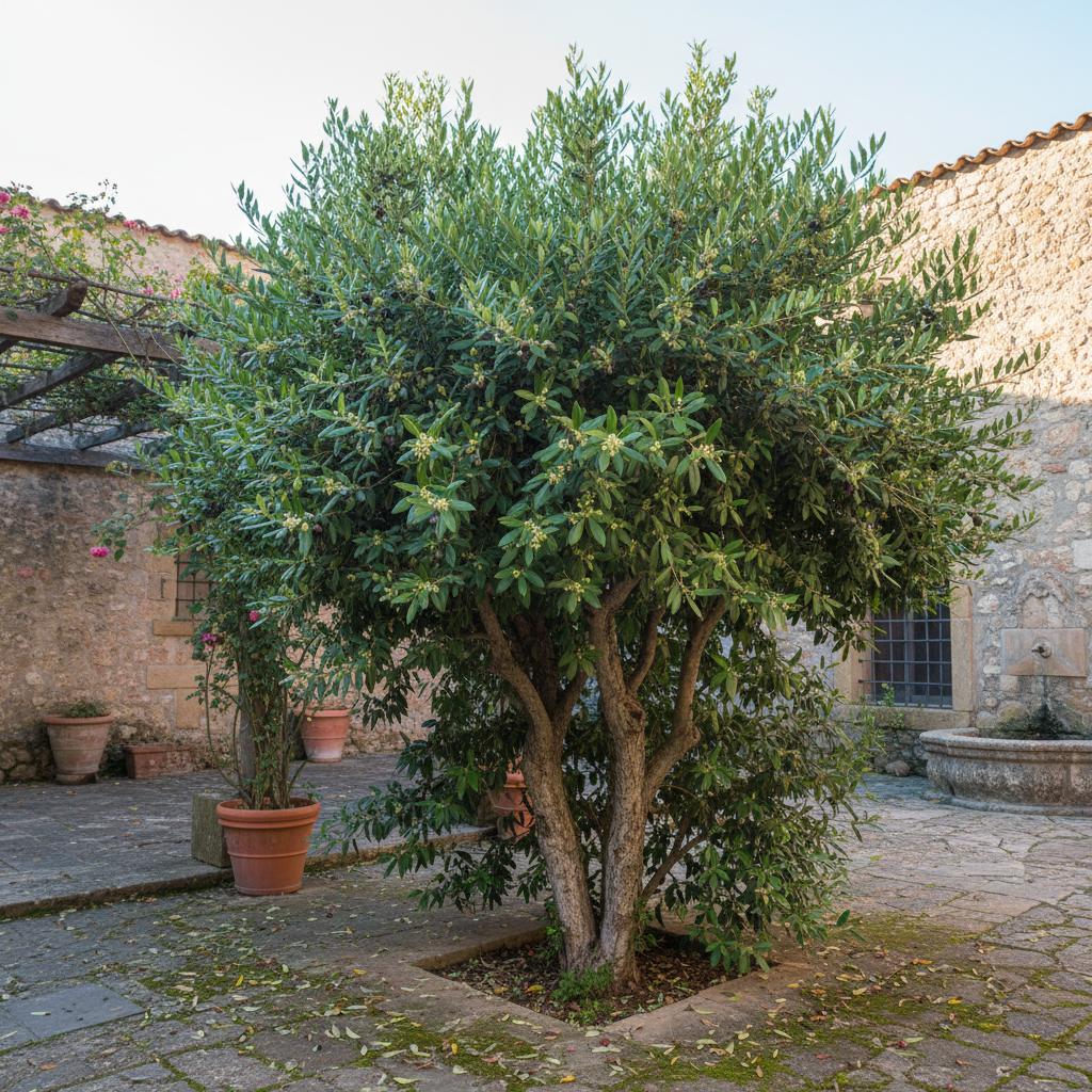 Breitblättrige Pfeilmyrte (Phillyrea latifolia)