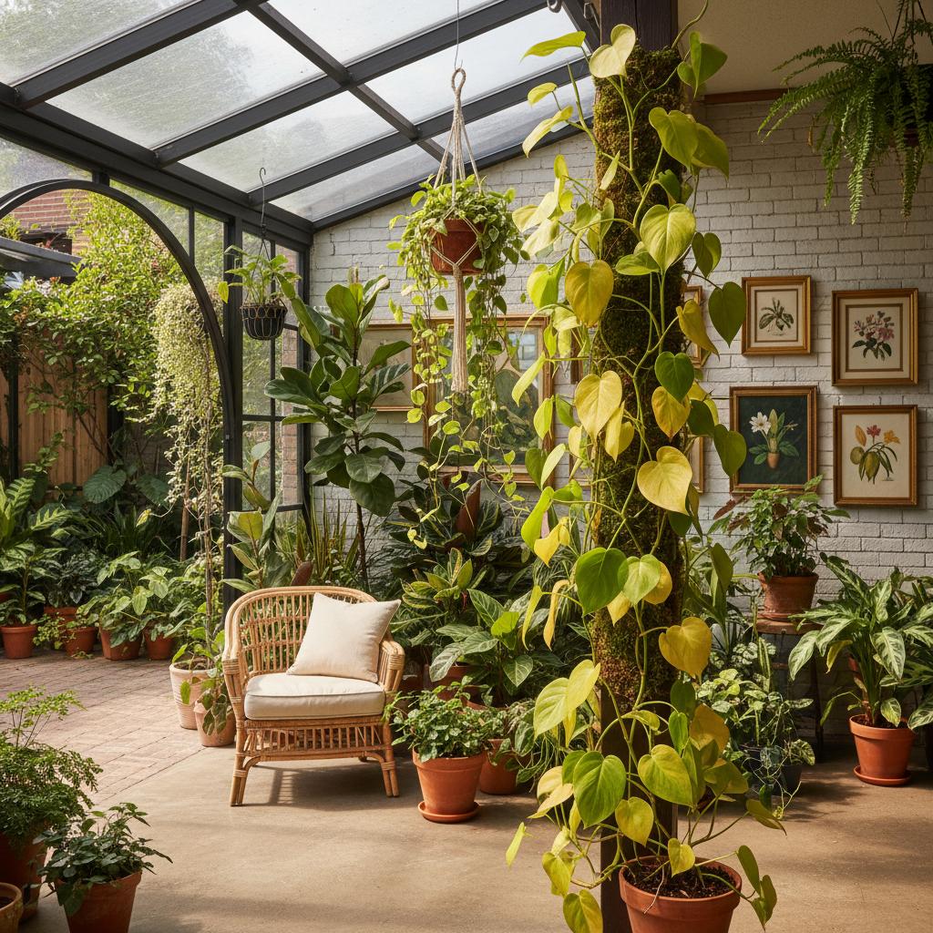 Philodendron Golden Goddess (Pianta d'Interno Dorata) (Philodendron 'Golden Goddess')