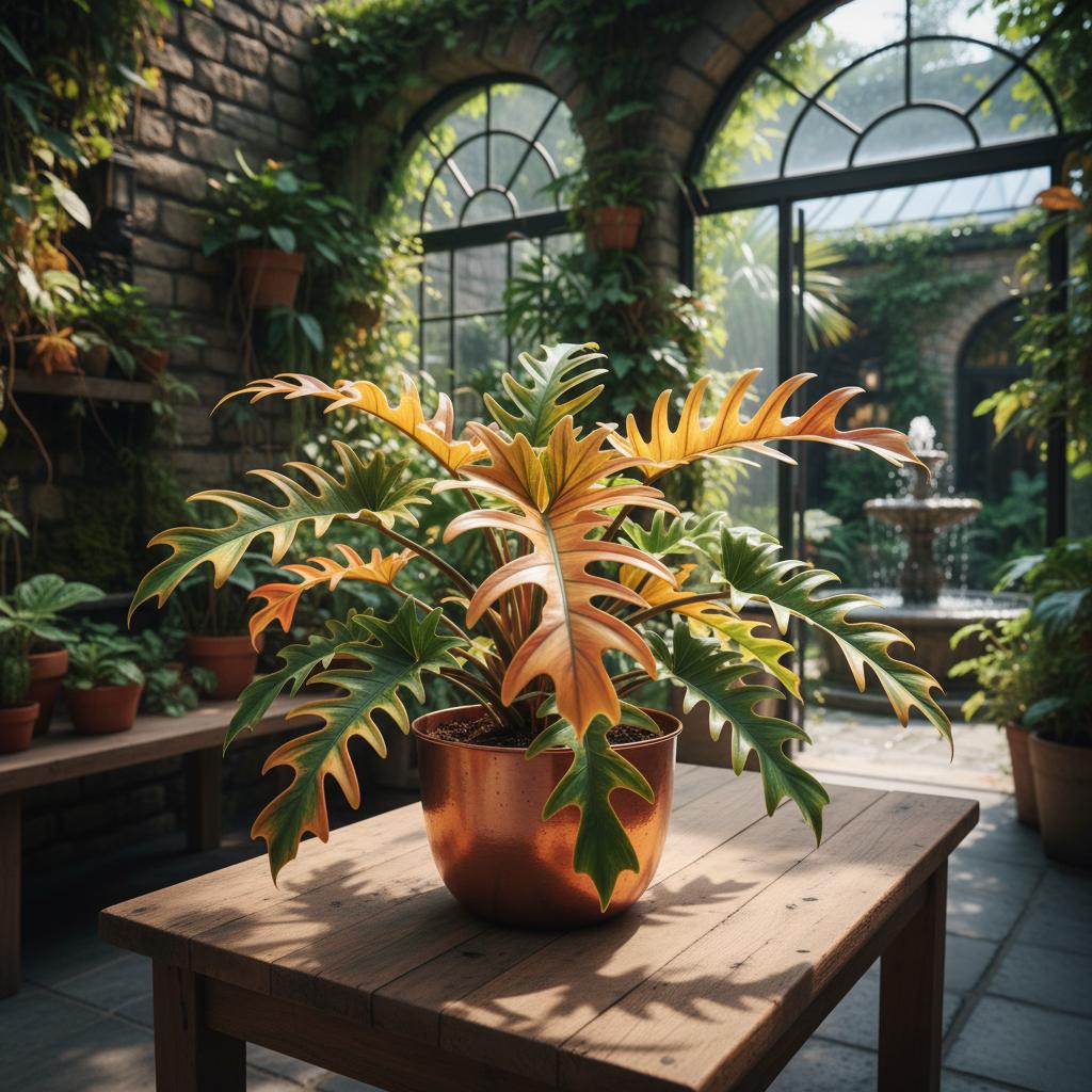 Philodendron Anello di Fuoco (Philodendron 'Ring Of Fire')