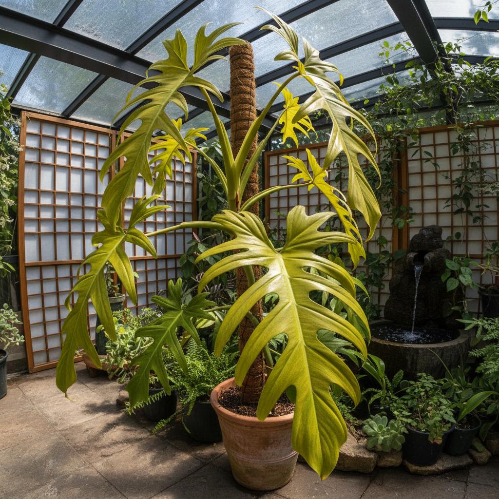 Philodendron a foglia di cavallo 'Aurea' (Philodendron bipennifolium Aurea)