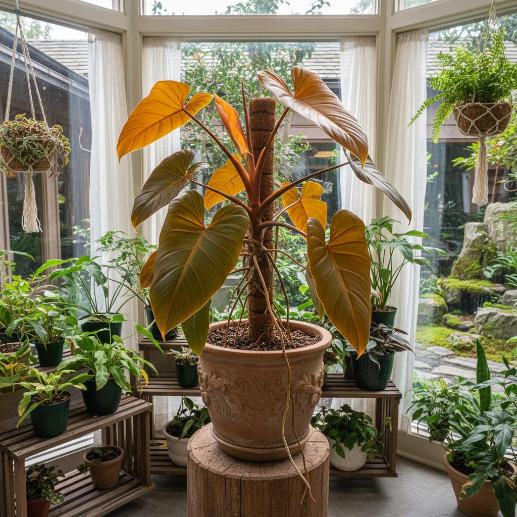Philodendron Principe Arancio (Philodendron 'Prince of Orange')
