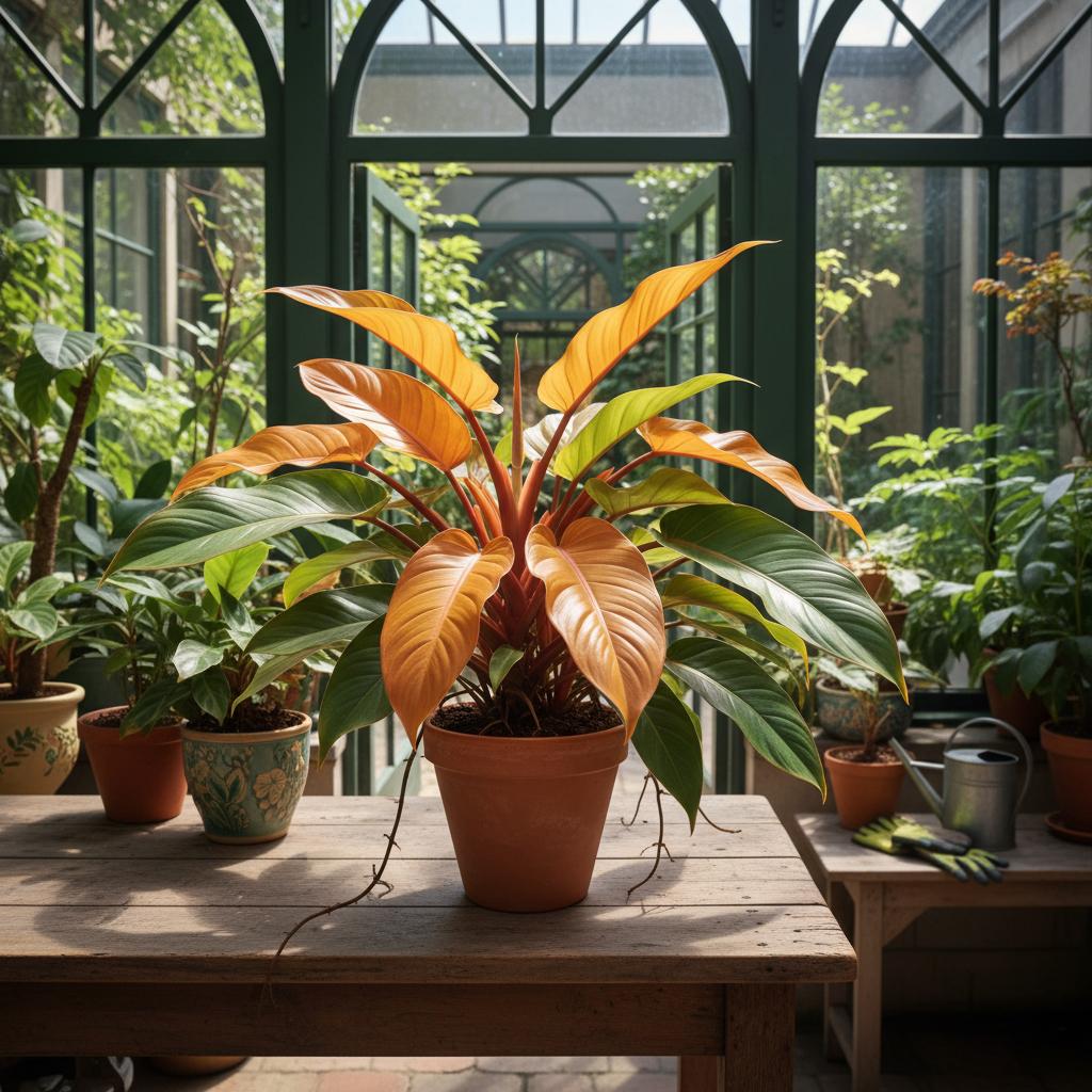 Philodendron Principe Arancio (Philodendron Prince Of Orange)