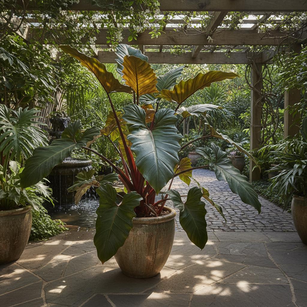 Philodendron Rojo Congo (Philodendron Rojo Congo Pbr)