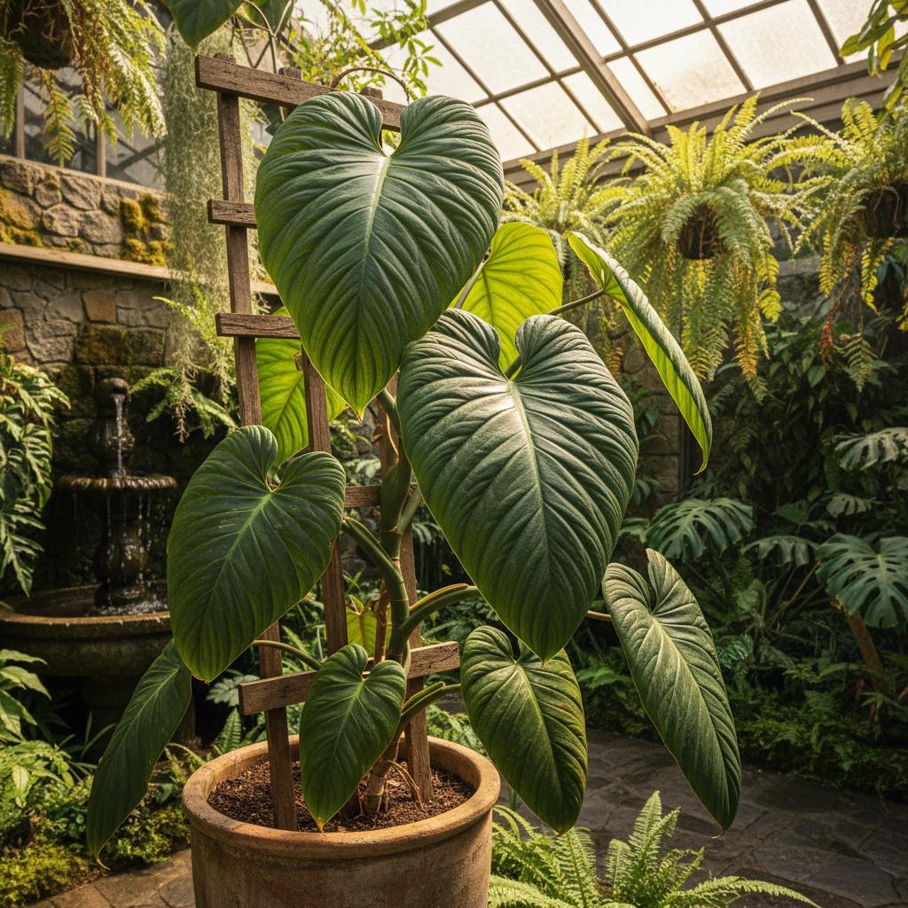 Philodendron ruvido (Philodendron rugosum)