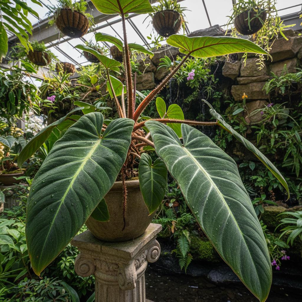 Philodendron verrucoso (Philodendron verrucosum)