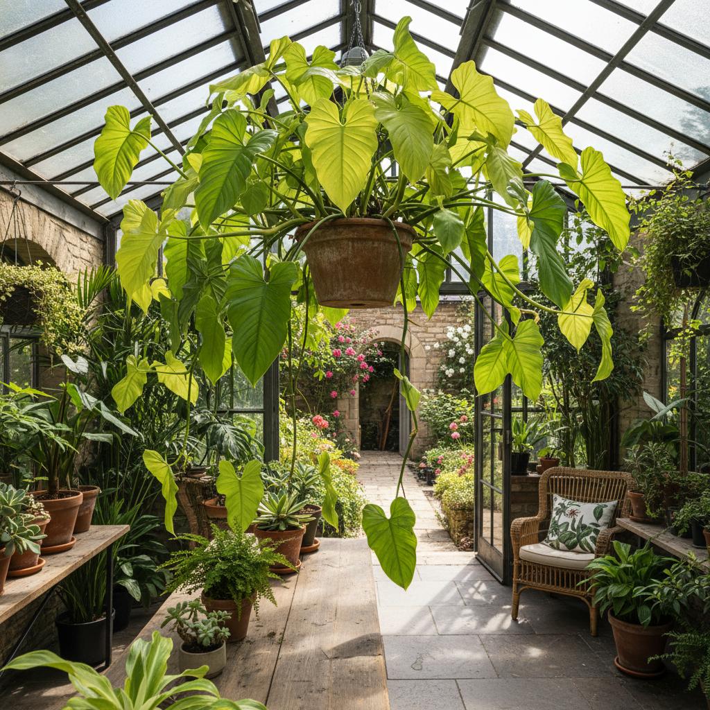 Philodendron domestico (Pianta di Casa) (Philodendron domesticum)