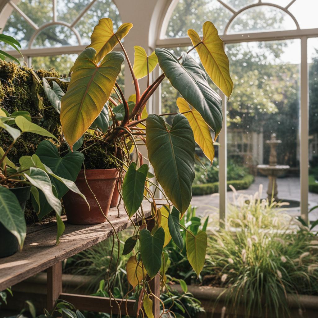 Filodendro rosso (Philodendron erubescens)
