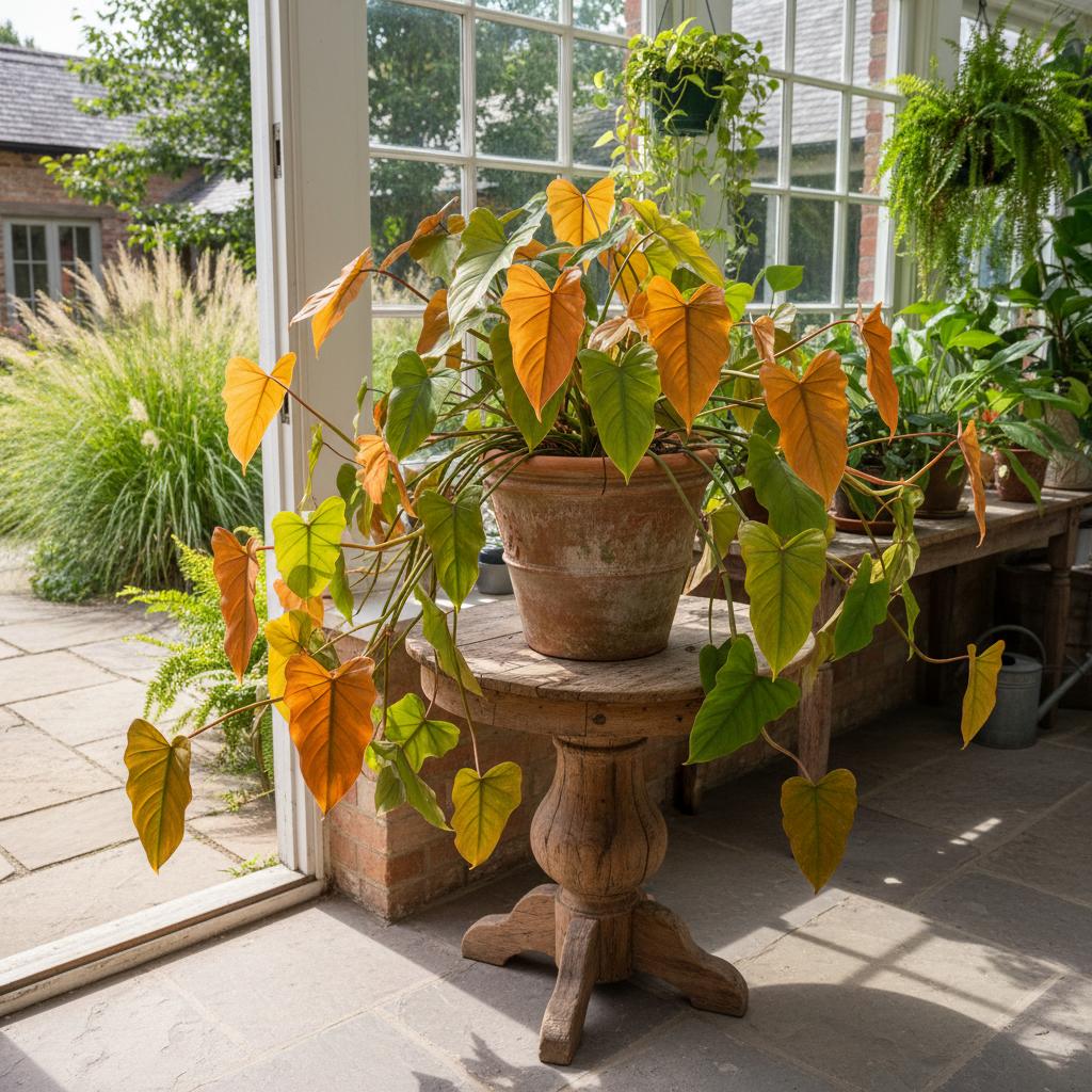 Philodendron Principe Arancione (Philodendron erubescens 'Prince of Orange')