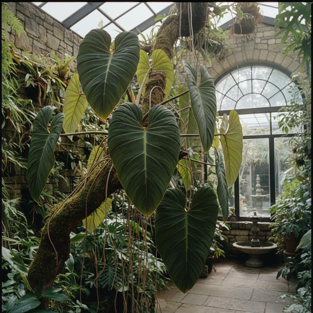 Philodendron lussureggiante (Philodendron luxurians)