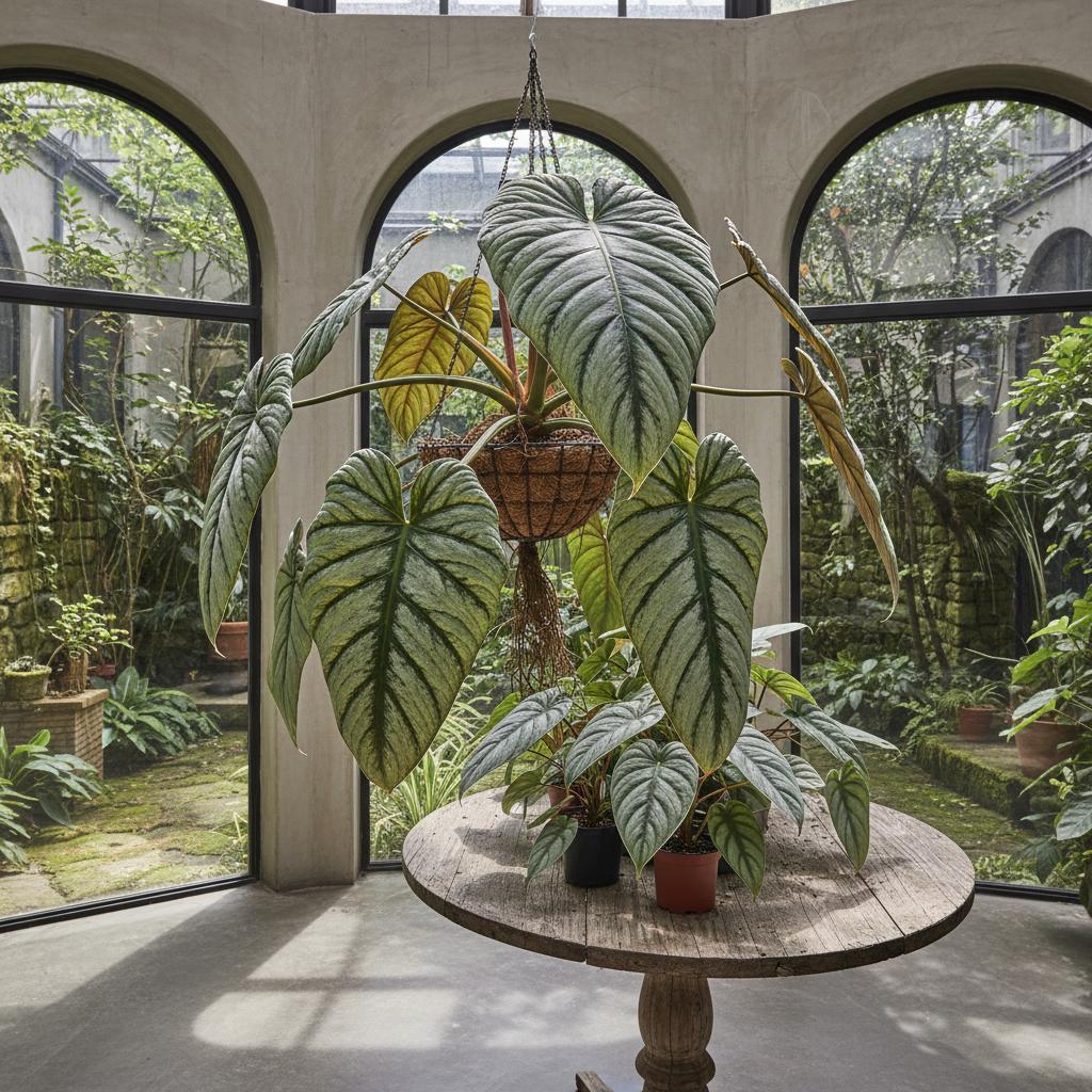 Philodendron Mamei 'Nuvola d'Argento' (Philodendron mamei 'Silver Cloud')