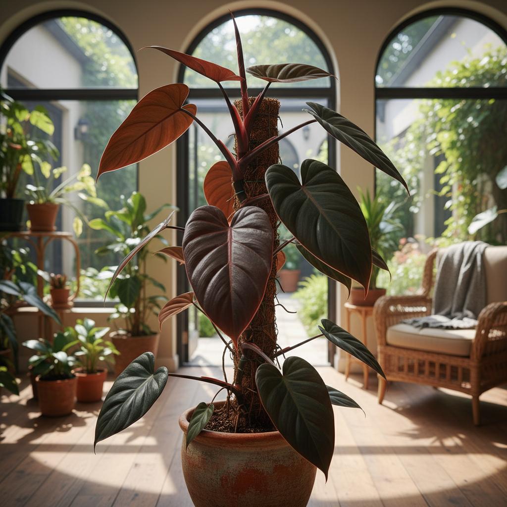 Philodendron Burgundy Princess (Philodendron erubescens Burgundy Princess)