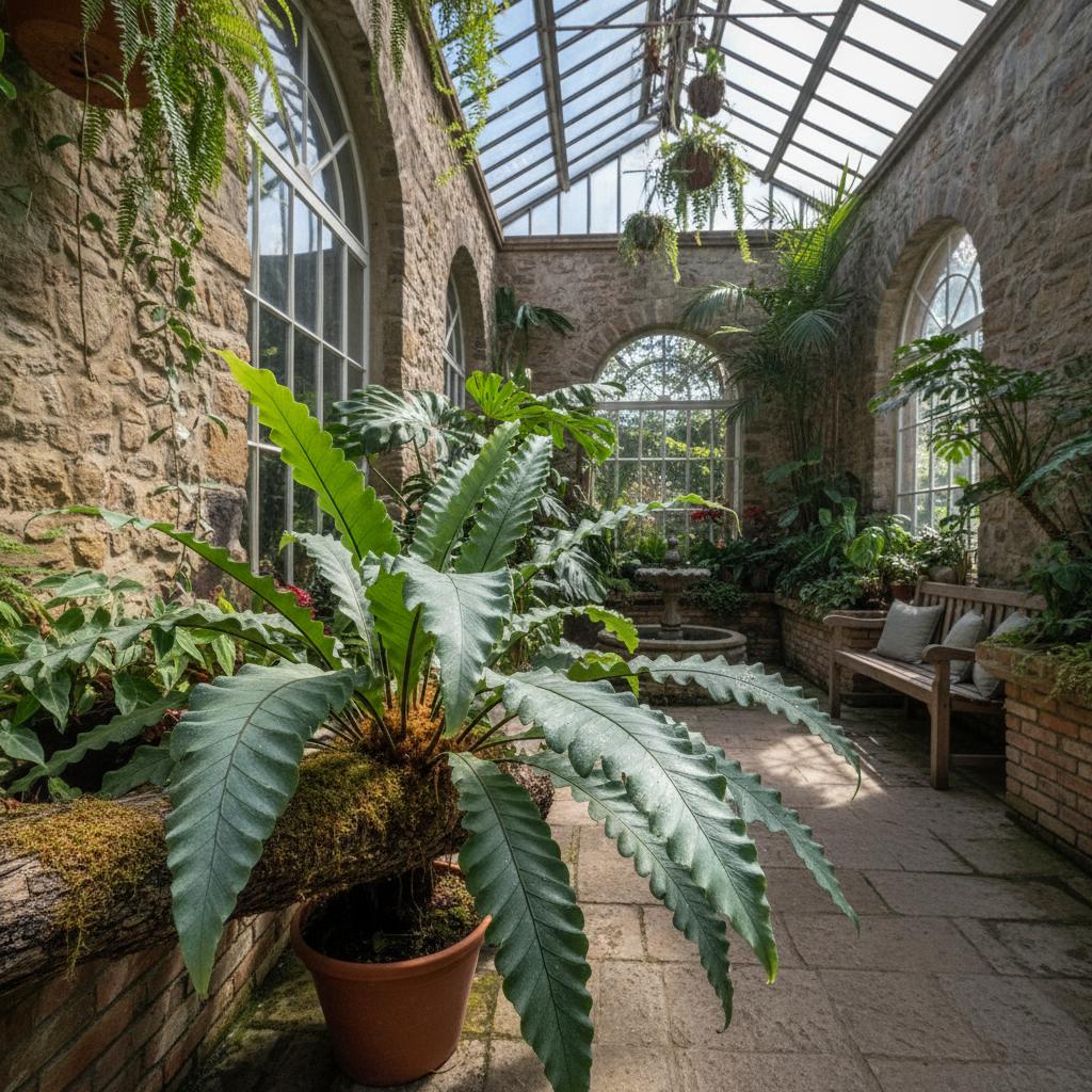 Felce d'oro (Cultivar 'Davana') (Phlebodium aureum 'Davana')