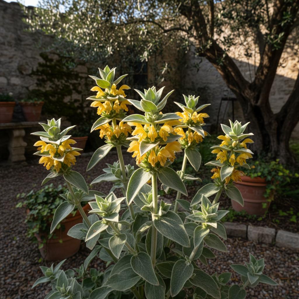 Phlomis di Russell (Phlomis russeliana)