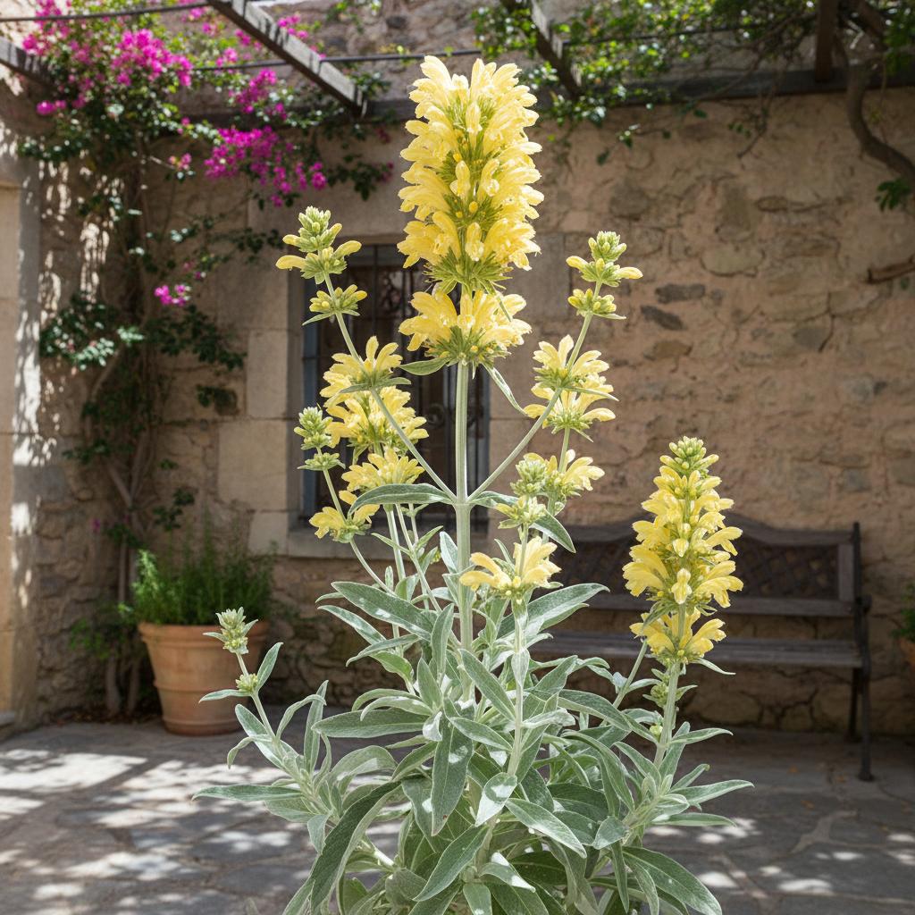 Salvia di Gerusalemme bianca (Phlomis lychnitis)