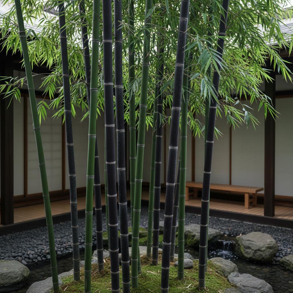 검은죽 (Phyllostachys nigra)