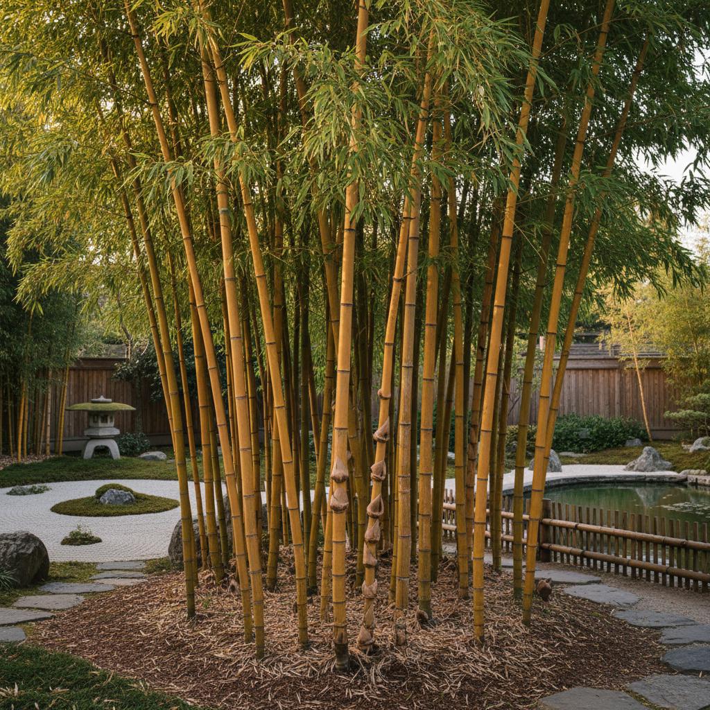 Bambou doré (Phyllostachys aurea)