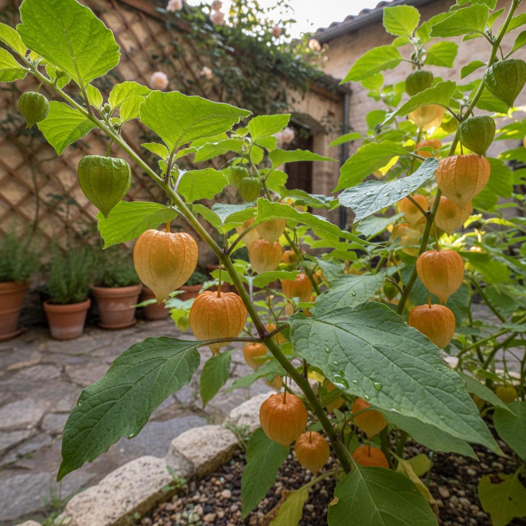 Fisalis angolato (Pianta lampadina) (Physalis angulata)