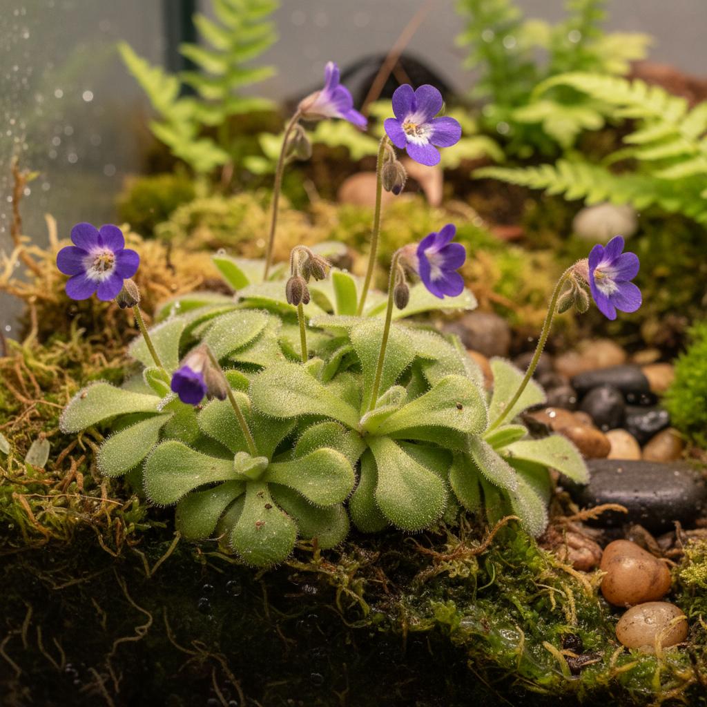 Pinguicola a grandi fiori (Pinguicula grandiflora)