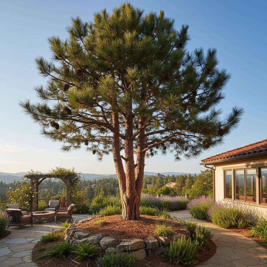 Pino ponderoso (Pino occidentale) (Pinus ponderosa)