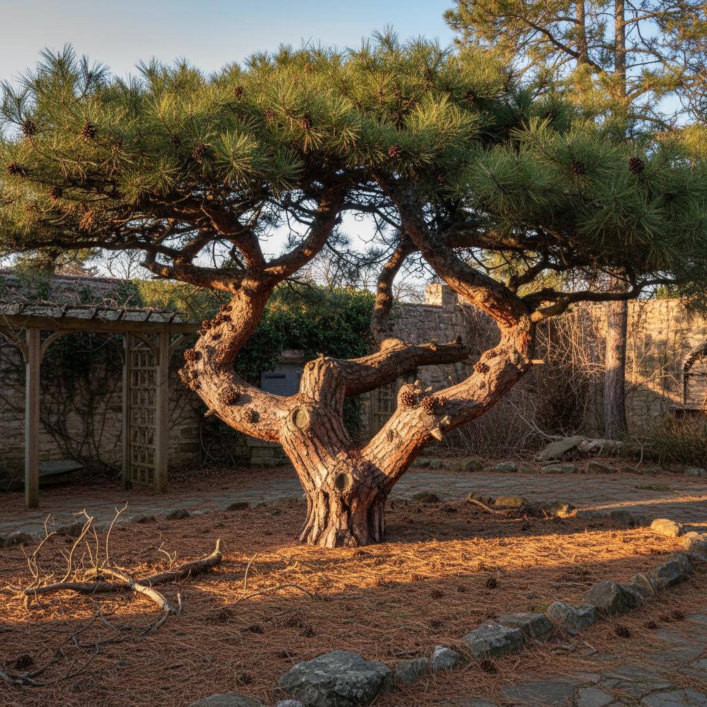 Pino rigido (Pino pitch) (Pinus rigida)