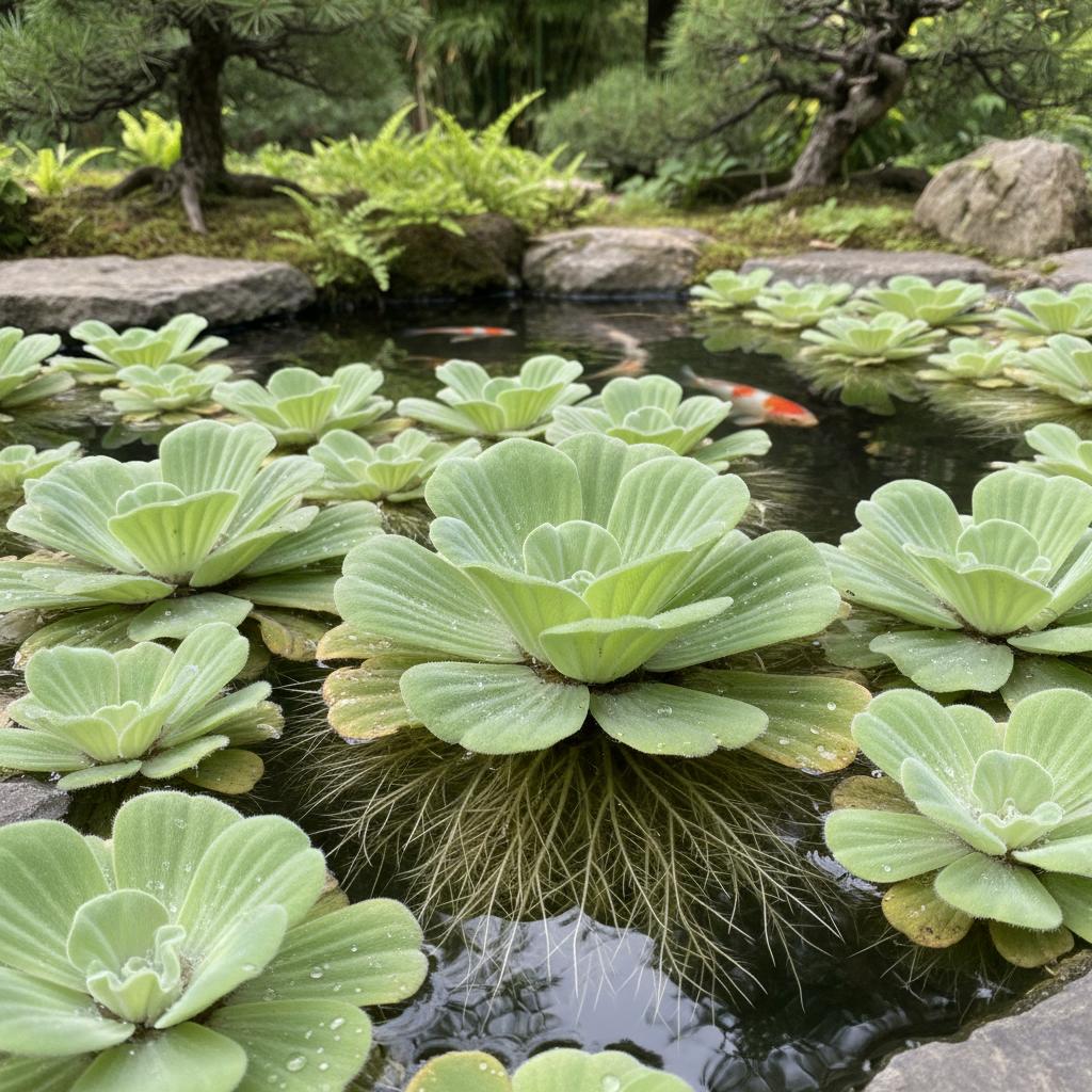 Lattuga d'acqua (Pistia stratiotes)