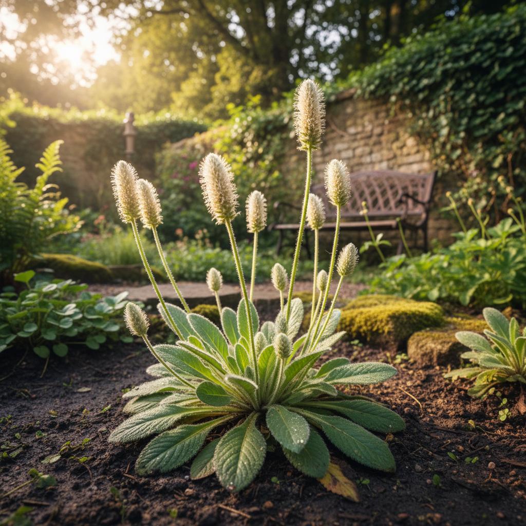 Piantaggine leporina (Plantago lagopus)