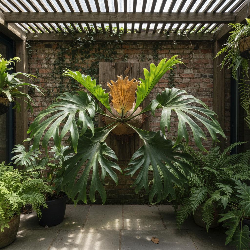 Felce cervo africano (Platycerium elephantotis)