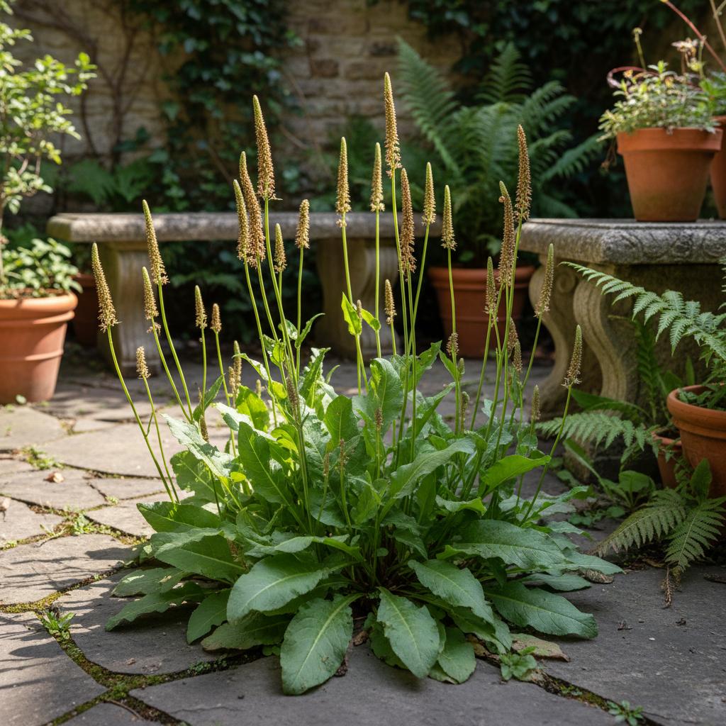 Piantaggine maggiore (Plantago major)