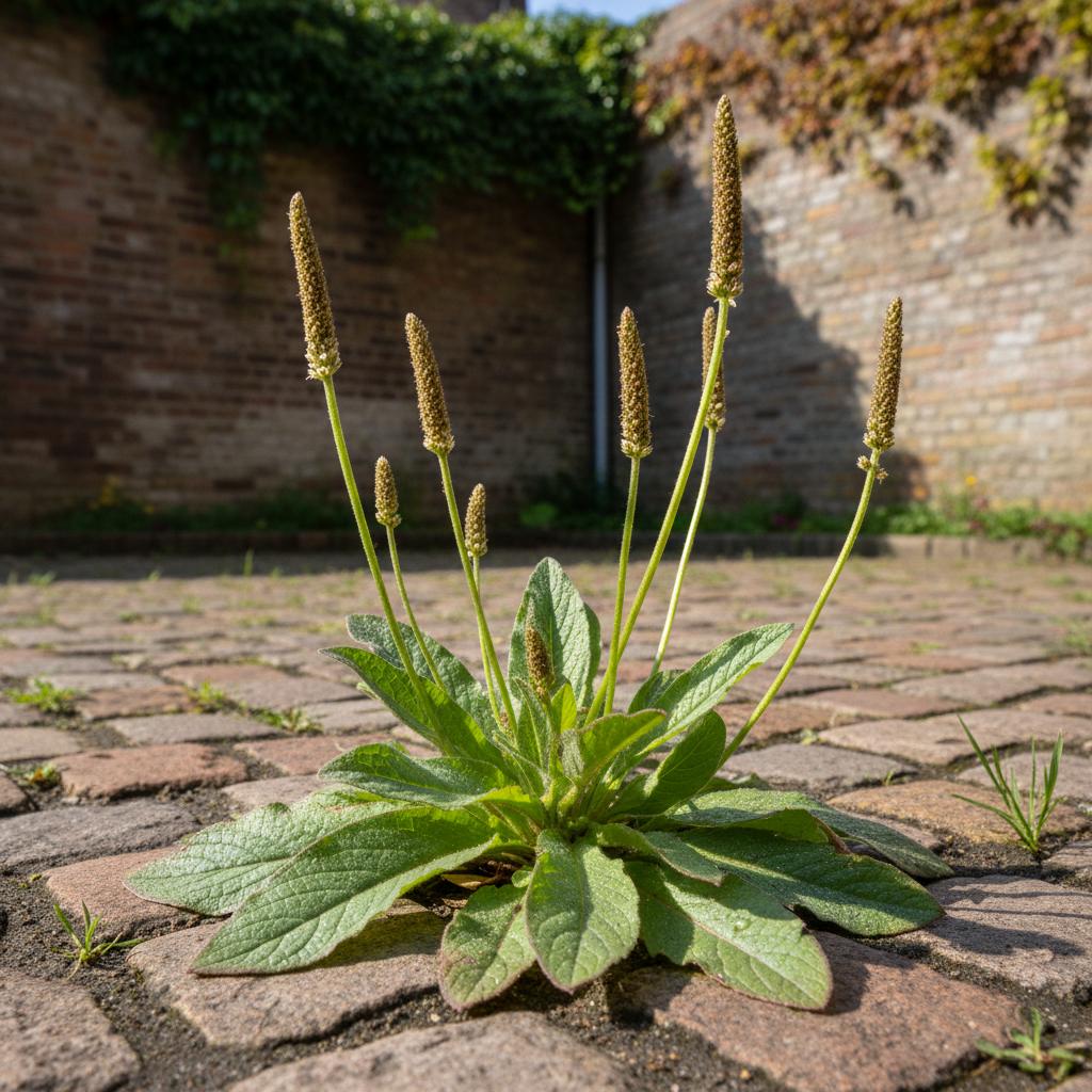 Piantaggine incana (Piantaggine media) (Plantago media)
