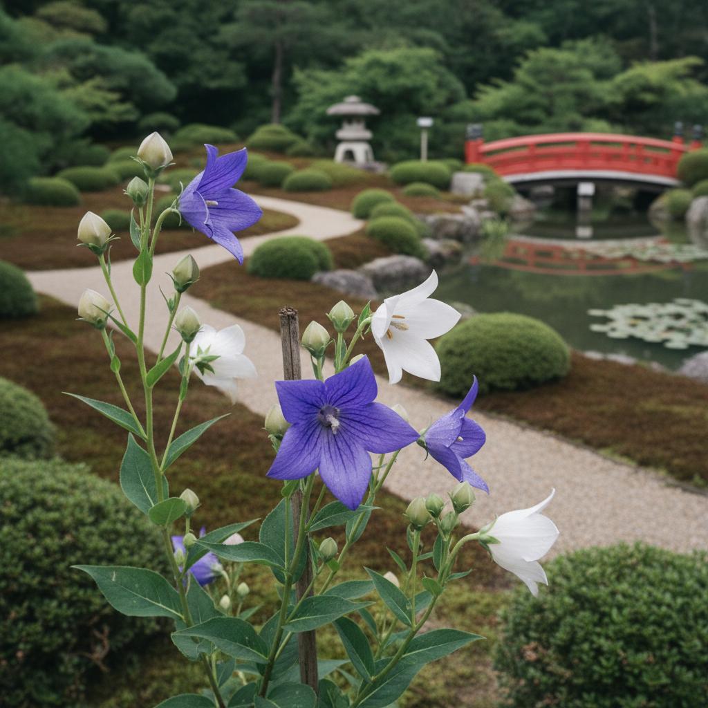 Campanella giapponese (Campanella a fiore grande) (Platycodon grandiflorus)
