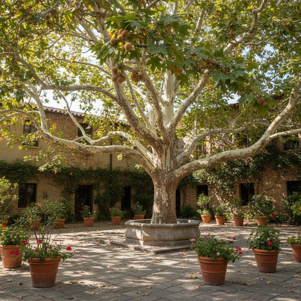 Platano della California (Platanus racemosa)