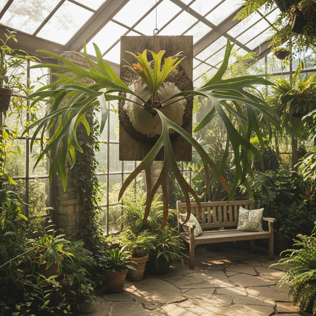 Felce corno di cervo gigante (Platycerium superbum)