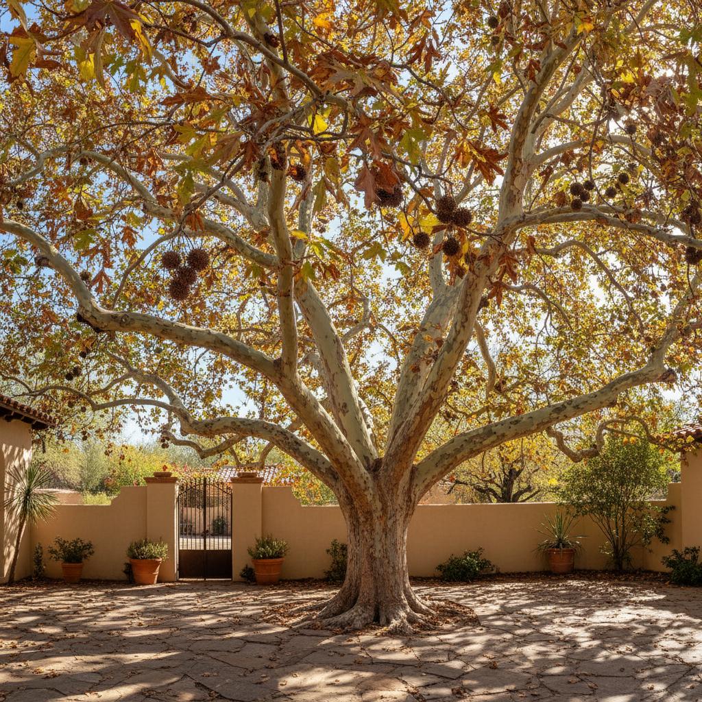 Platano di Wright (Platano dell'Arizona) (Platanus wrightii)