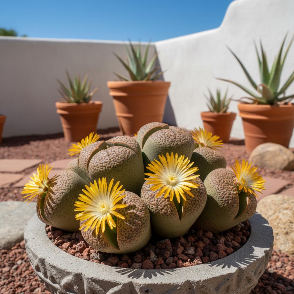 Pianta Pietra (Pianta Pietra Gemella) (Pleiospilos nelii)